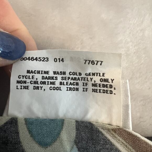 VTG Byer Top Womens Medium Black Retro Floral Wrap Stretch Y2K Boho Fairygrunge - Picture 10 of 11